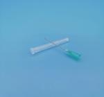 Light Green Surgical Syringe Needle Side Hole Out Diameter 2.1mm 14G For Single