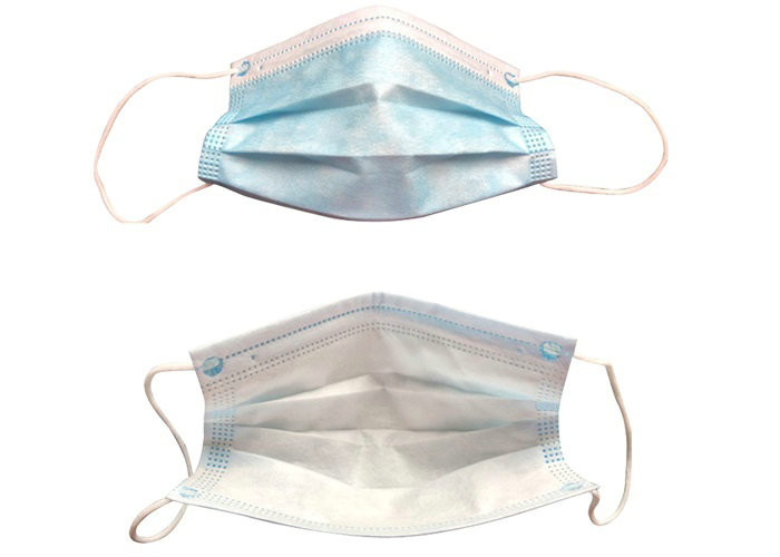 Portable Disposable Breathing Mask Disposable 3 Ply Free Breathing Mouth Mask