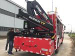 350hp Emergency Rescue Fire Truck Red Colour Diesel Fuel Type