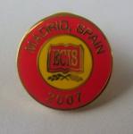 Imitation Cloisonne / Imitation Hard Enamel red 1.4mm - 3.0mm lapel pin badge