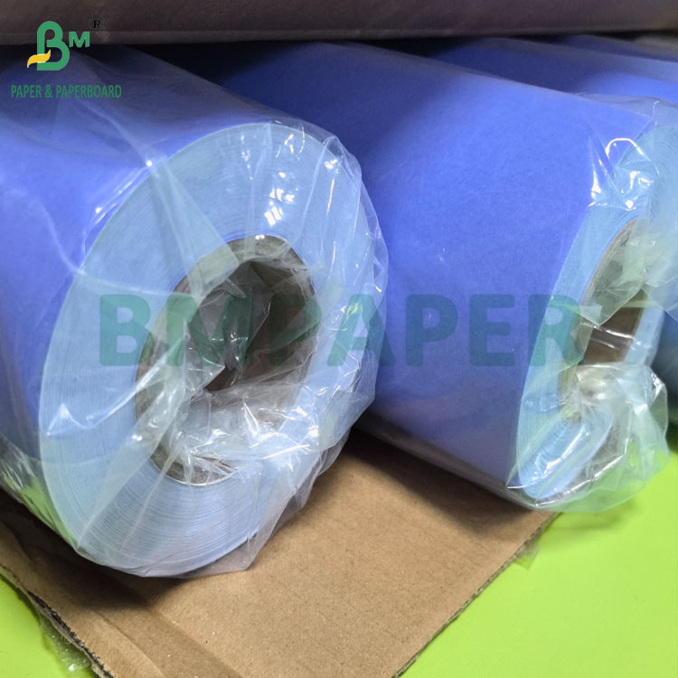 80g Excellent Printing Blue Purple CAD Plotter Paper For Engineering