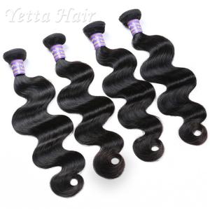 Wholesale Color 1B Natural Cambodian Virgin Hair Body Wave No Shedding No Tangle from china suppliers