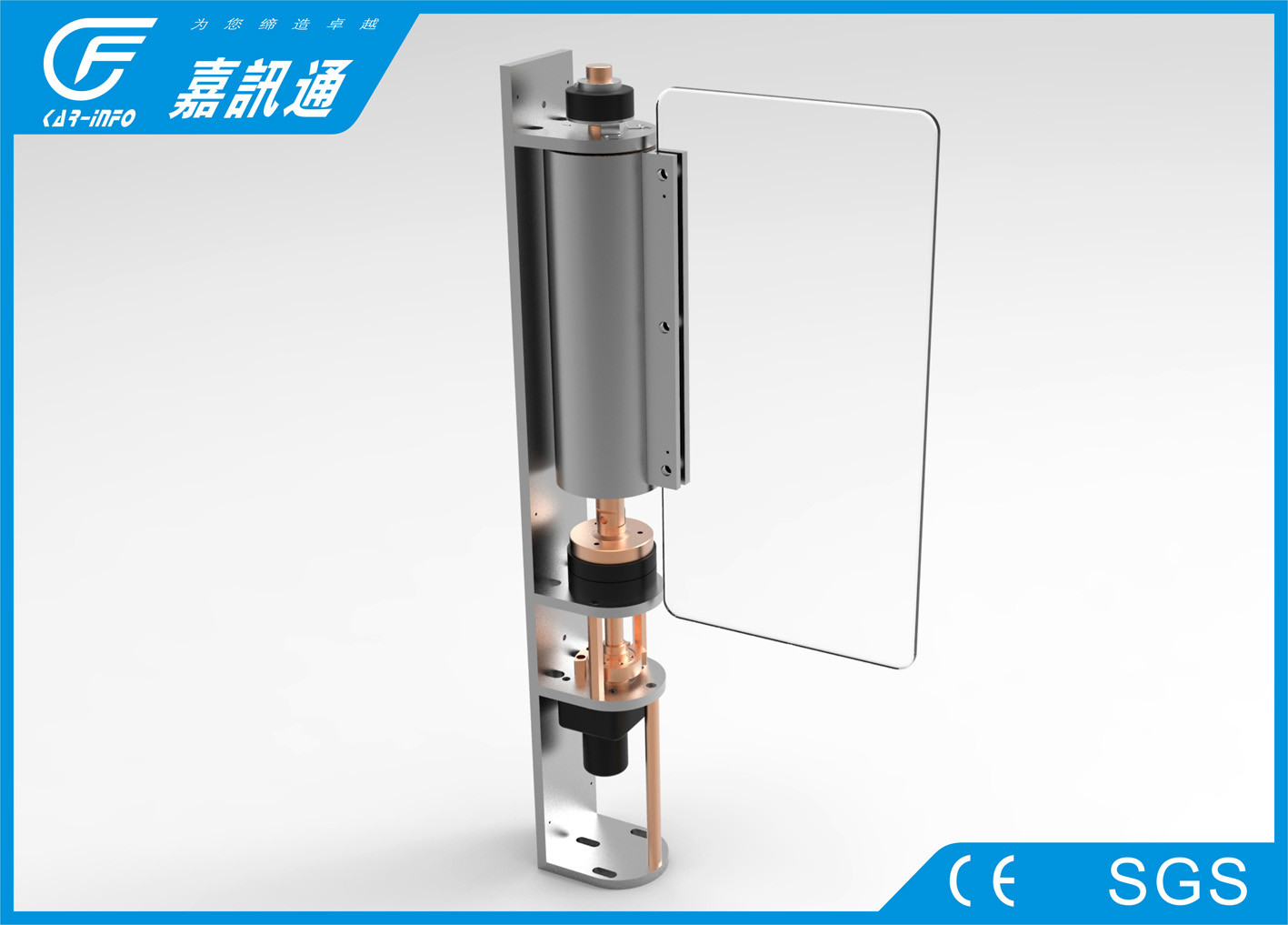 Stadium Smart Fast Speed Gate Turnstile Access Control 30 Person / Min 304 Stainless Steel