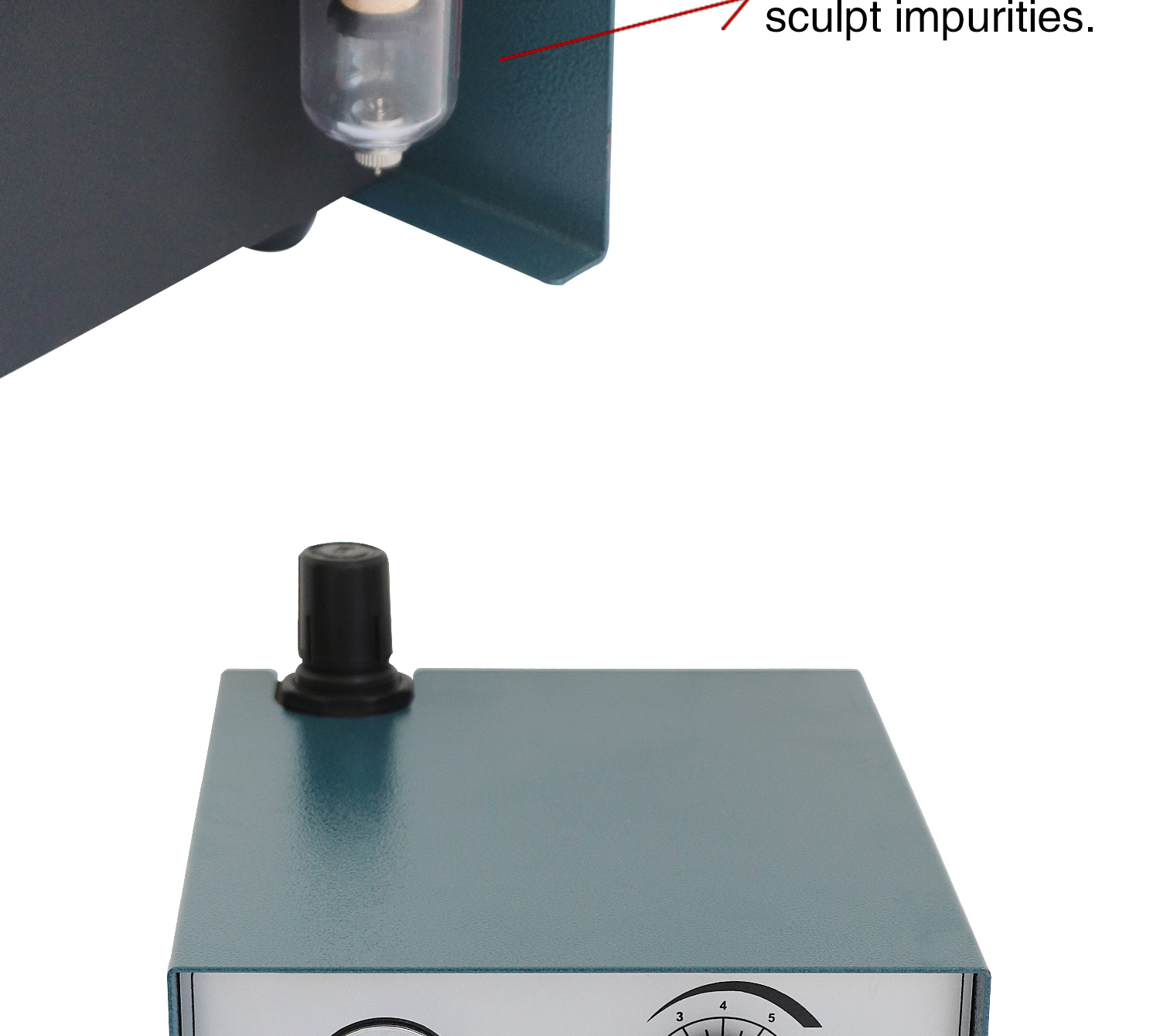 60W Pneumatic Engraver Machine 4000RPM Double Ended Impact Graver