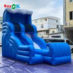 Commercial Inflatable Water Park Games Slides Outdoor Water Slide Jumping