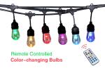 Shatterproof Plastic RGB LED Christmas Decoration Lights