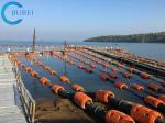 Polyethylene Pontoon Floats Wear Resistant HDPE Pipe Dredging Tubes Buoy Marine