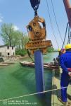 Excavator Sheet Piling Hammer Electric Vibro Hammer For Steel Pipes Driving