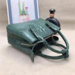 Genuine Alligator Leather Lady White Purse Female Single Shoulder Bag Authentic