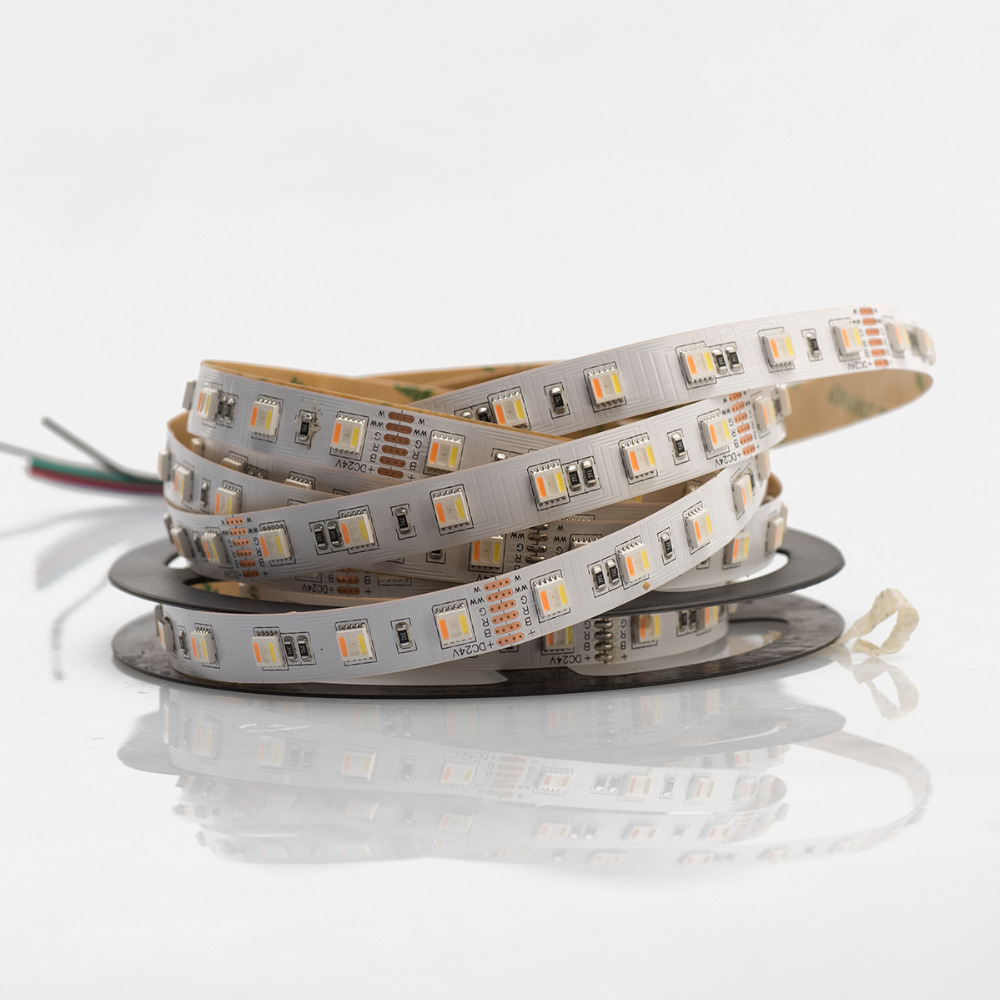 Remote Control LED RGB Strip Light Warm White Temperature Adjustable