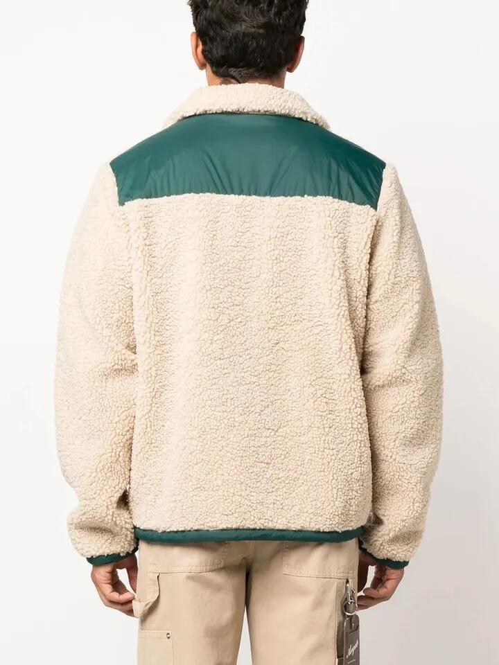Custom Logo Streetwear Zip up Fleece Teddy Sweatshirt Coat Men&prime;s Winter Teddy Jacket