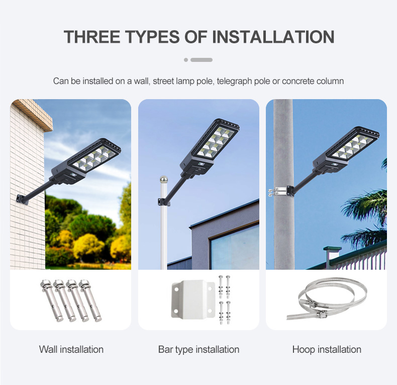 IP65 Street Solar Motion Sensor Lights Outdoor With 6V Polycrystalline Solar Panel