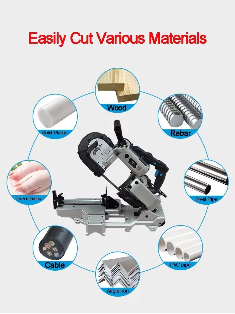 Multifunction Small Fully Automatic Vertical Band Saw Cold Saw Metal Cutting Machine Machine