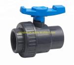 Normal Temperature PVC Single Double Union Ball Valve Plastic Valves for
