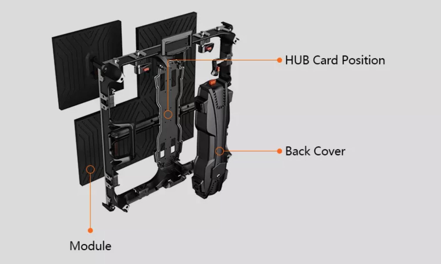 indoor p3.91mm rental led screen 500x500mm
