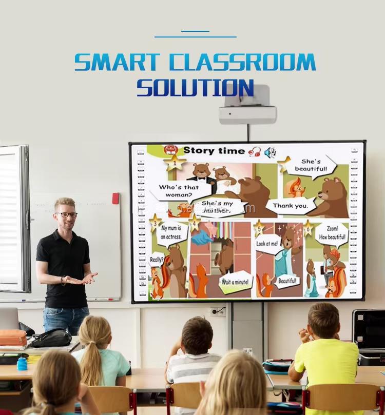 60 Million Touches Interactive Whiteboardsmart Digital Whiteboard With Finger Touch Multimedia Capability 3