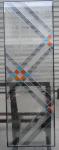 20mm 2.5cm Decorative Leaded Glass Decorative Glass Panels For Exterior Doors