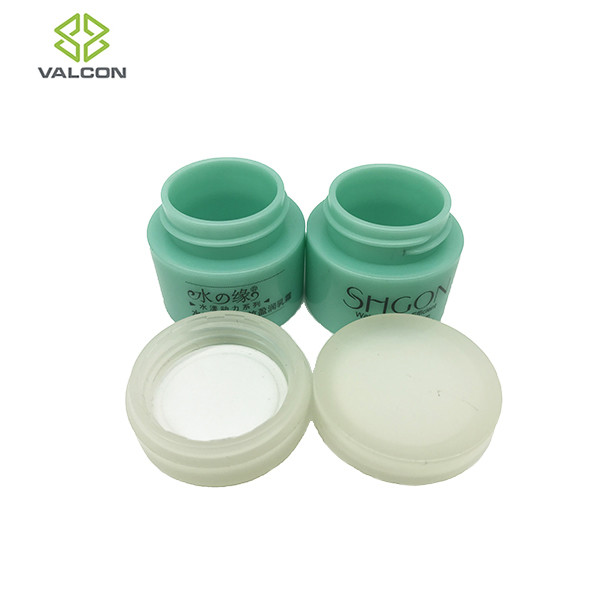 Transparent Cap Cosmetic Cream Jar , 5 ML Cosmetic Jar Packaging HDPE Material