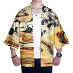 Stylish Oversized Black Denim Jacket , 100% Cotton Men'S Denim Kimono Jacket