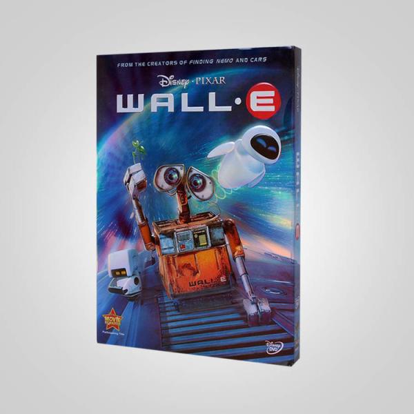 Newest WALL·E disney dvd movie children carton dvd with slipcover case dhl free