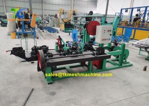 Wholesale 3 Phase Barbed Wire Making Machine Boundary Protection Fence Mesh from china suppliers