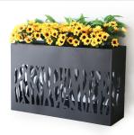 Garden furniture outdoor metal carved planters standing pots