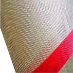 Metal Lace PTFE Mesh Conveyor Belt Alkali Free Heat Resistant 0.55mm Thickness