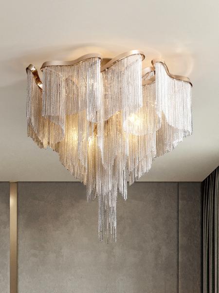 Traditionally chandelier Living room Bedroom modern Ceiling Light Fixture tassel