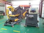 Stainless Steel Trash Can Stamping Shearing Machine / Leveling Feeder