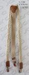 Beige Elastic Tape Mens Fashion Suspenders For Kids Nickel Steel Clip Available
