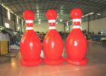 Large Sealed Inflatable Water Games Giant Inflatable Bowling Set 2.2mh 0.65mm