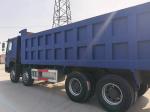 Used HOWO Tipper Truck 8X4 Dark Blue Euro3 for Heavy Duty Dump in Urban