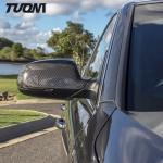 Black Carbon Fiber Mirror Cover For Audi A3 2014-2020 Side Mirror Covers