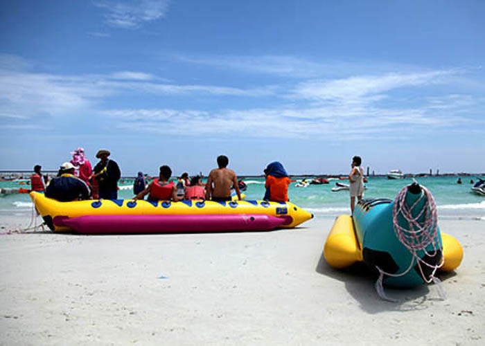 Custmozied Banana Boat Water Sport Inflatable Floating Water Toys Fun For Adults