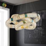 3500K Luxury Fancy Led Crystal Pendant Light Hotel Home Decor