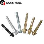 Durable Rail Fasteners Square Head Screw Spike for Railway Track Stability and