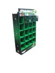 Green Cardboard Clothing Display , Durable Corrugated Pallet Displays