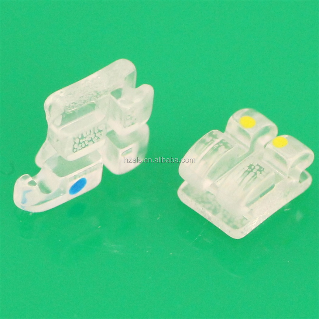 ROTH Dental Ortho Teeth Correction Braces Clear Crystal Sapphire Brackets For Orthodontic Treatment