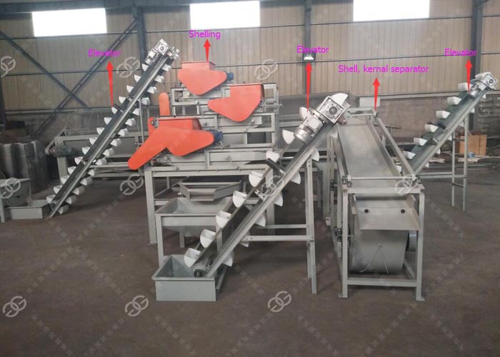 Industrial Almond Shelling Machine