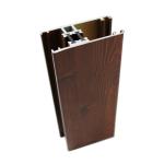 6063 T3 2.0mm Wood Finish Aluminium Profiles For Door