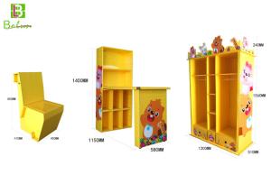 Wholesale Children'S Cartoon Cardboard Display Furniture With Bookcase Water Proof from china suppliers