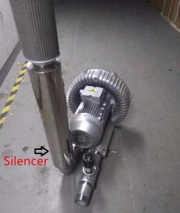 Wholesale 1.5 Inches Air Compressor Silencer For High Pressure Ring Blower from china suppliers