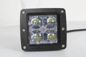 Wholesale 16W 4D Lens LED Work Light 3x3 inch Cube Pods Square Spot/Flood Beam Offroad Driving for SUV ATV Truck Motorcycle from china suppliers