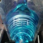 PET Plastic 3 Gallon Bottle Blow Molding Machine 20 Liter Semi Automatic