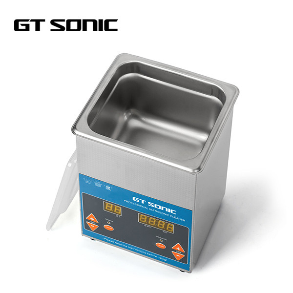 50W 2L Heated Digital Ultrasonic Cleaner FCC For Jewellery Shop