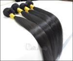 Silky Straight Remy Virgin Peruvian Human Hair Extensions Tangle-Free
