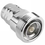 716 DIN Crimp Coaxial Cable Connectors Male Female 400 / 600 - Series Cable