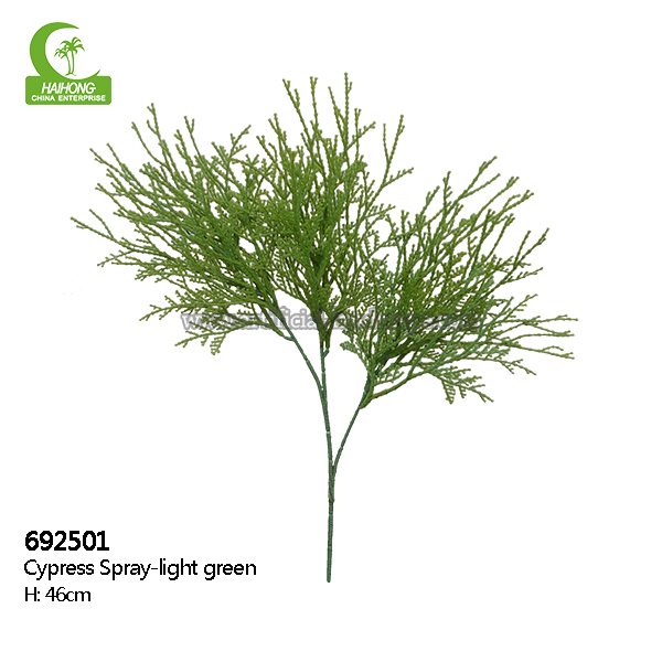 High Quality Artificial Cypress spray For Landscaping Decoration