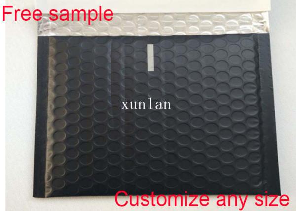 Aluminum Foil Gold Metallic Bubble Mailers Custom Printed Logo Water Resistant