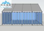 High Reinforced Aluminum Outdoor Wedding Tents With Sidewalls Glass Cover 20x20m